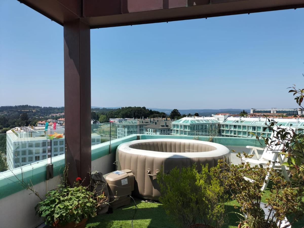 Preciosa Habitacion Suite En Atico Con Terraza Santiago de Compostela Ngoại thất bức ảnh