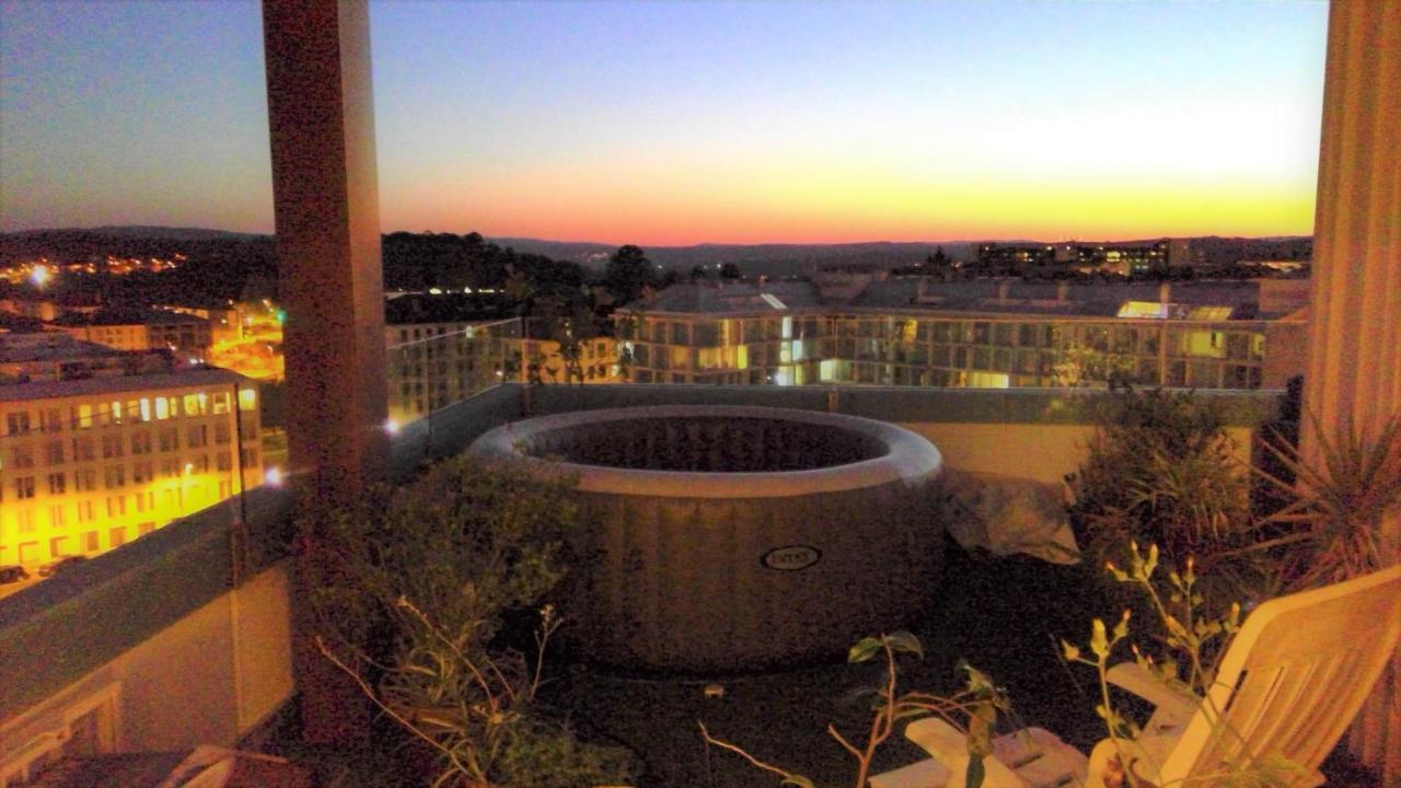 Preciosa Habitacion Suite En Atico Con Terraza Santiago de Compostela Ngoại thất bức ảnh